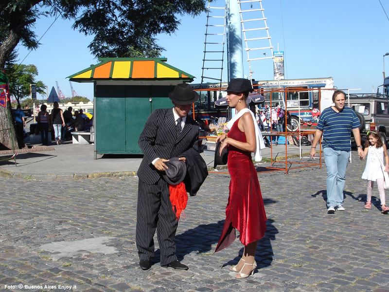 Bailarines de Tango