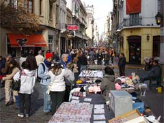 Turistas caminando