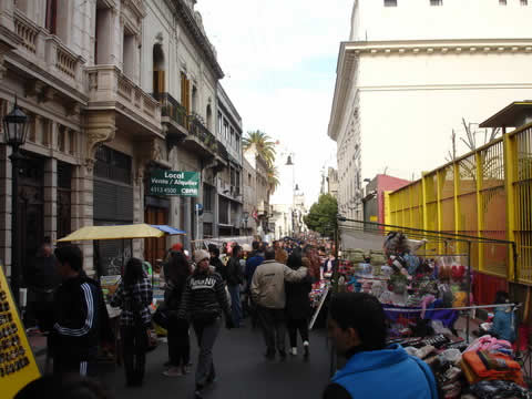 Turistas caminando